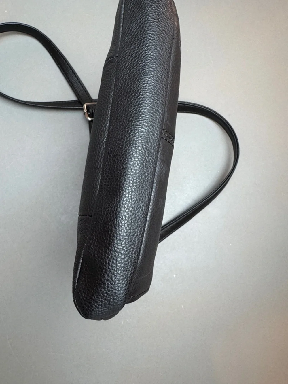 Tignanello Black Pebbled Leather Crossbody
